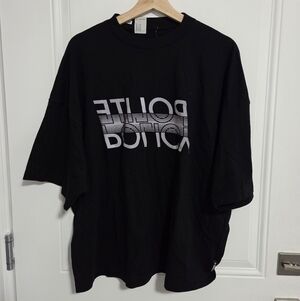 NWT - N.Hoolywood x :Chocolate Men’s Oversized T Shirt - Made in Japan - Size M